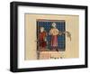 Cantigas De Santa Maria -Codice De Los Musicos, Rabel Y Laud Arabigo-Alfonso X-Framed Giclee Print