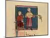 Cantigas De Santa Maria -Codice De Los Musicos, Rabel Y Laud Arabigo-Alfonso X-Mounted Giclee Print