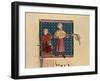 Cantigas De Santa Maria -Codice De Los Musicos, Rabel Y Laud Arabigo-Alfonso X-Framed Giclee Print