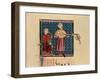 Cantigas De Santa Maria -Codice De Los Musicos, Rabel Y Laud Arabigo-Alfonso X-Framed Premium Giclee Print