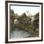 Canton (China), Courtyard of a House, 1860-Leon, Levy et Fils-Framed Photographic Print