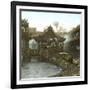 Canton (China), Courtyard of a House, 1860-Leon, Levy et Fils-Framed Photographic Print