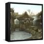 Canton (China), Courtyard of a House, 1860-Leon, Levy et Fils-Framed Stretched Canvas
