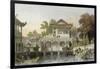 Canton Fountain Court-Thomas Allom-Framed Art Print