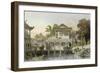 Canton Fountain Court-Thomas Allom-Framed Art Print