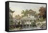 Canton Fountain Court-Thomas Allom-Framed Stretched Canvas