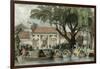 Canton Honan Landing Place-Thomas Allom-Framed Art Print