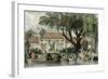 Canton Honan Landing Place-Thomas Allom-Framed Art Print