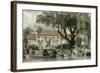 Canton Honan Landing Place-Thomas Allom-Framed Art Print