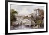 Canton Merchant House-Thomas Allom-Framed Premium Giclee Print