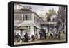 Canton Street-Thomas Allom-Framed Stretched Canvas