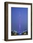 Canton Tower at Dusk, Guangzhou, Guangdong, China-Ian Trower-Framed Photographic Print