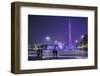 Canton Tower at Dusk, Guangzhou, Guangdong, China-Ian Trower-Framed Photographic Print