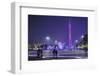 Canton Tower at Dusk, Guangzhou, Guangdong, China-Ian Trower-Framed Photographic Print