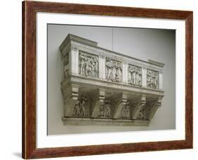 Cantoria (Singing Tribune) by Luca Della Robbia-null-Framed Photographic Print