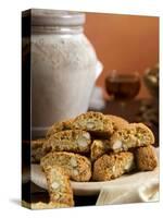 Cantuccini, Tuscan Biscuits with Hazelnuts and Almonds, Tuscany, Italy, Europe-Tondini Nico-Stretched Canvas