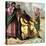 Canute and His Courtiers, 11th Century-null-Stretched Canvas