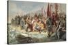 Canute Commanding the Waves-Maynard Brown-Stretched Canvas