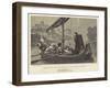 Canute on the River Nene Listening to the Choir of Ely Minster-William Cave Thomas-Framed Giclee Print