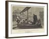 Canute on the River Nene Listening to the Choir of Ely Minster-William Cave Thomas-Framed Giclee Print