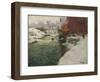 Canvas Factory by the Aker River (Kristiani), C. 1890-Fritz Thaulov-Framed Giclee Print