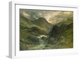 Canyon, 1878-Gustave Doré-Framed Giclee Print