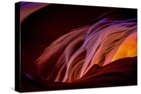 Canyon Abstract, Antelope Canyon, Page Arizona-Vincent James-Stretched Canvas