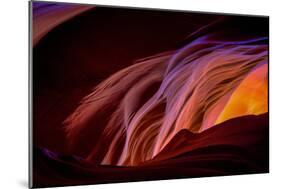 Canyon Abstract, Antelope Canyon, Page Arizona-Vincent James-Mounted Photographic Print