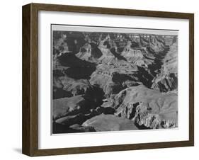 Canyon And Ravine "Grand Canyon National Park" Arizona 1933-1942-Ansel Adams-Framed Art Print