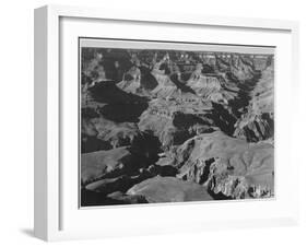 Canyon And Ravine "Grand Canyon National Park" Arizona 1933-1942-Ansel Adams-Framed Art Print