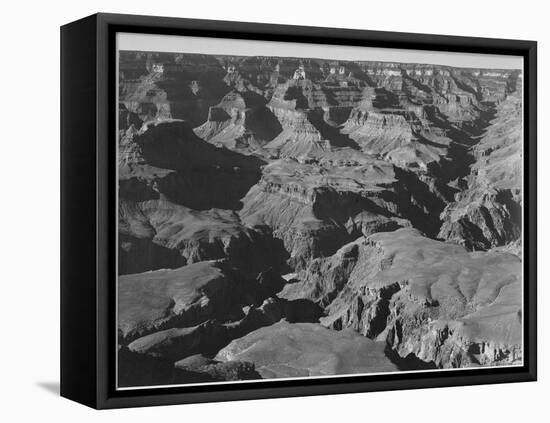 Canyon And Ravine "Grand Canyon National Park" Arizona 1933-1942-Ansel Adams-Framed Stretched Canvas