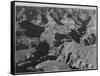 Canyon And Ravine "Grand Canyon National Park" Arizona 1933-1942-Ansel Adams-Framed Stretched Canvas