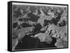 Canyon And Ravine "Grand Canyon National Park" Arizona 1933-1942-Ansel Adams-Framed Stretched Canvas