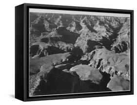 Canyon And Ravine "Grand Canyon National Park" Arizona 1933-1942-Ansel Adams-Framed Stretched Canvas