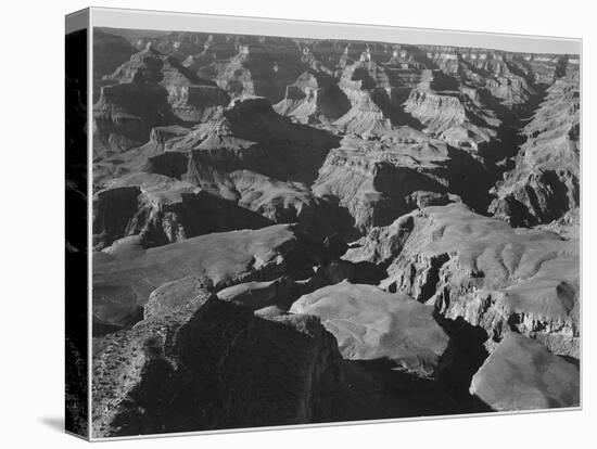 Canyon And Ravine "Grand Canyon National Park" Arizona 1933-1942-Ansel Adams-Stretched Canvas