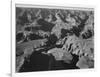 Canyon And Ravine "Grand Canyon National Park" Arizona 1933-1942-Ansel Adams-Framed Art Print