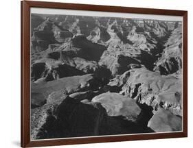 Canyon And Ravine "Grand Canyon National Park" Arizona 1933-1942-Ansel Adams-Framed Art Print