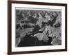 Canyon And Ravine "Grand Canyon National Park" Arizona 1933-1942-Ansel Adams-Framed Art Print