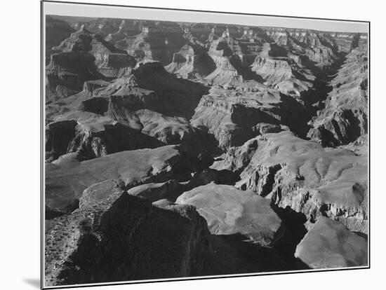 Canyon And Ravine "Grand Canyon National Park" Arizona 1933-1942-Ansel Adams-Mounted Art Print