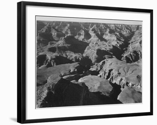 Canyon And Ravine "Grand Canyon National Park" Arizona 1933-1942-Ansel Adams-Framed Art Print