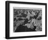 Canyon And Ravine "Grand Canyon National Park" Arizona 1933-1942-Ansel Adams-Framed Art Print