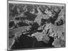 Canyon And Ravine "Grand Canyon National Park" Arizona 1933-1942-Ansel Adams-Mounted Art Print