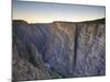 Canyon and Stratified Rock, Black Canyon of the Gunnison National Park, Colorado, USA-Michele Falzone-Mounted Photographic Print