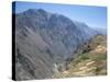 Canyon Below Chivay, Colca Canyon, Peru, South America-Tony Waltham-Stretched Canvas