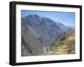 Canyon Below Chivay, Colca Canyon, Peru, South America-Tony Waltham-Framed Photographic Print