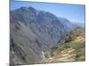 Canyon Below Chivay, Colca Canyon, Peru, South America-Tony Waltham-Mounted Photographic Print