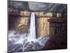 Canyon Cascade-R.W. Hedge-Mounted Giclee Print