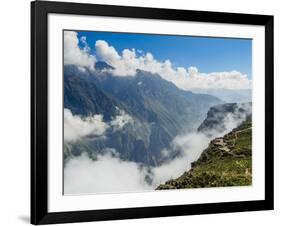 Canyon Colca View Point, Cruz del Condor, Arequipa Region, Peru, South America-Karol Kozlowski-Framed Photographic Print