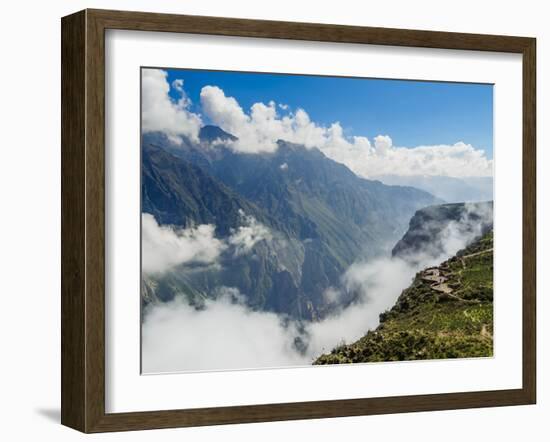 Canyon Colca View Point, Cruz del Condor, Arequipa Region, Peru, South America-Karol Kozlowski-Framed Photographic Print