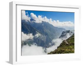 Canyon Colca View Point, Cruz del Condor, Arequipa Region, Peru, South America-Karol Kozlowski-Framed Photographic Print